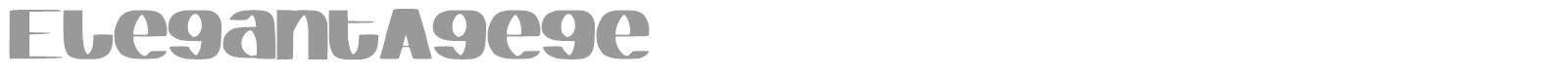 Elegant Agege font preview